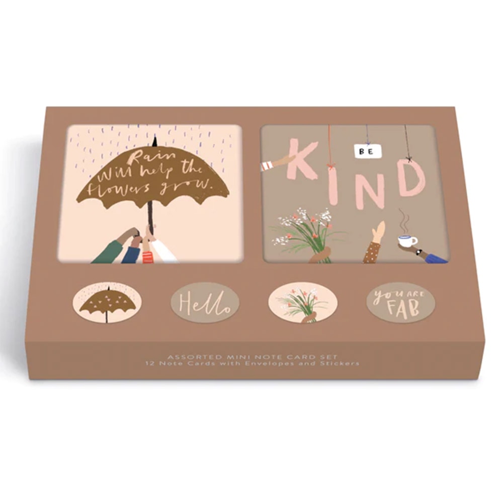 Fashion Accessories, Studio Oh!, Note Card, Gifts, 647740, Mini, Mini, Notecard Set, Be Kind